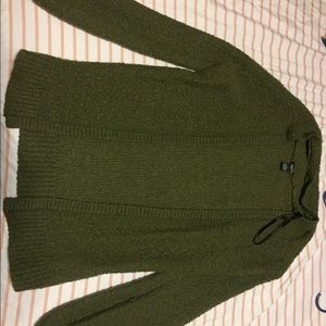 Olive green rue 21 cardigan